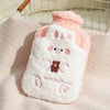 Bouillotte Blanche et Rose Design