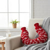 Bouillotte Cervicale Rouge Flocons
