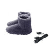 Bouillotte Chausson Electrique USB Gris