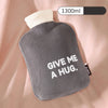 Bouillotte Douce Originale “Give me a hug” Grise