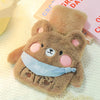 Bouillotte Douce Ourson Peluche Marron