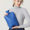 Bouillotte à Eau Grande Capacité Bleu