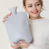 Bouillotte à Eau Grande Capacité Gris