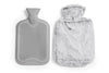 Bouillotte Fourrure avec Poche à Main Gris