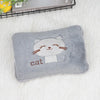 Bouillotte Fourrure Électrique Chat Gris