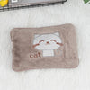 Bouillotte Fourrure Électrique Chat Marron