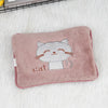Bouillotte Fourrure Électrique Chat Rose
