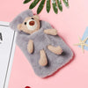 Bouillotte Ours en Peluche Gris Clair