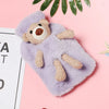 Bouillotte Ours en Peluche Violet