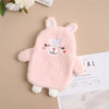 Bouillotte Peluche Moelleuse Rose Design