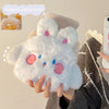 Bouillotte Peluche Petit Lapin Blanc Stylé