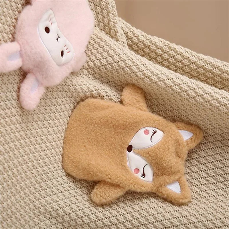 Bouillotte Peluche Ours 400 Ml – Housse Moelleuse Amovible Enfant Bébé