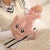 Bouillotte Peluche Requin Rose
