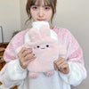 Bouillotte Peluche Rose Kawaii Design