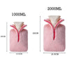 Bouillotte en Fourrure Originale Rose