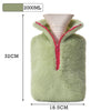 Bouillotte en Fourrure Originale Vert